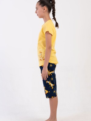 Kids' Girl Supreme Giraffe Capri Set Kids' Girl Supreme Giraffe Capri Set