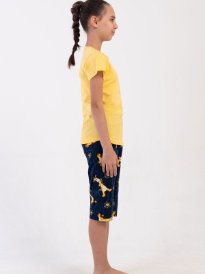 Kids' Girl Supreme Giraffe Capri Set Kids' Girl Supreme Giraffe Capri Set