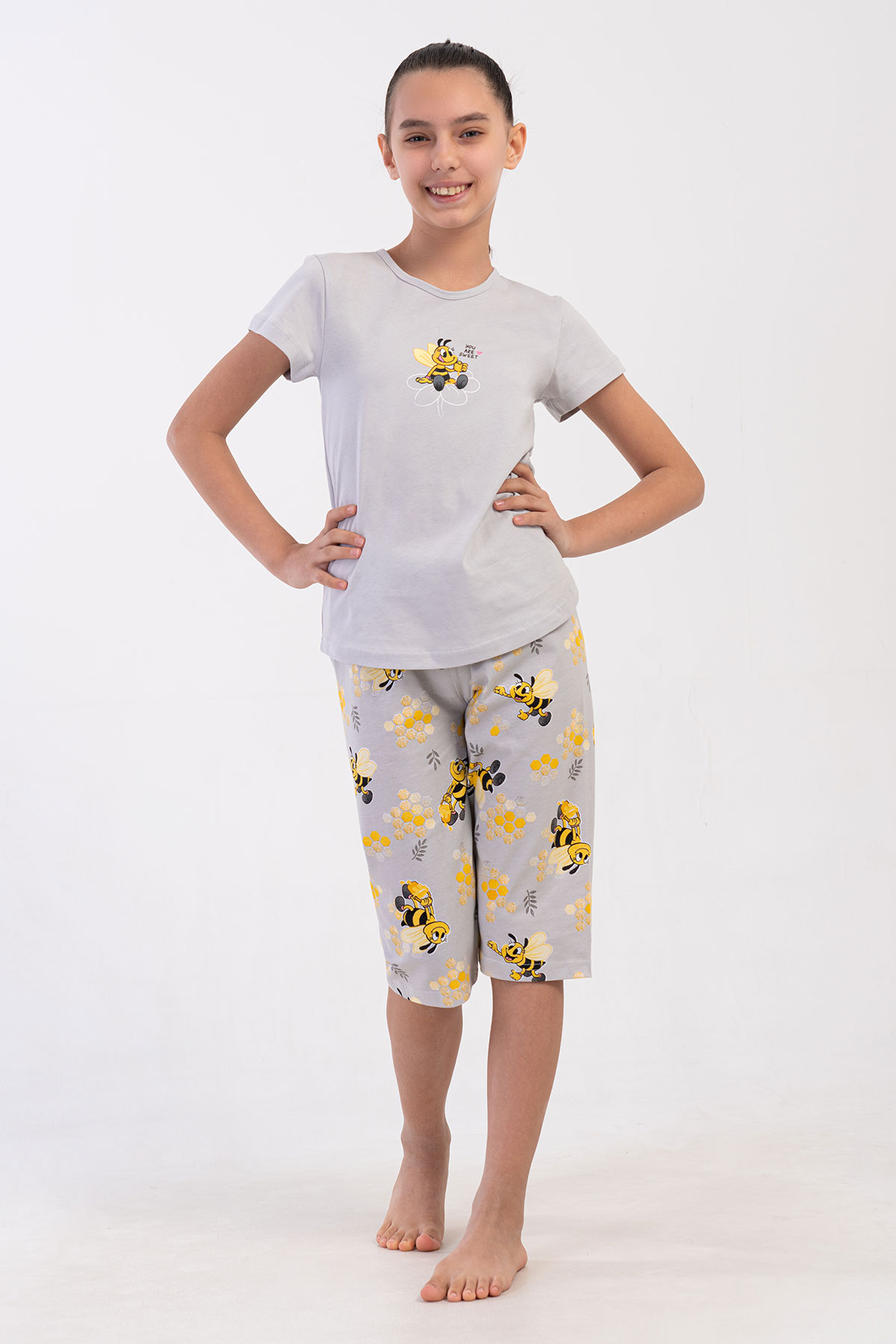 Kids' Girl Supreme Beer Capri Set Kids' Girl Supreme Beer Capri Set