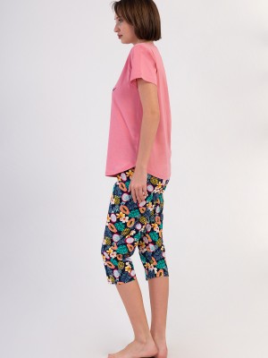 Woman Supreme Big Size Sola Capri Set Woman Supreme Big Size Sola Capri Set