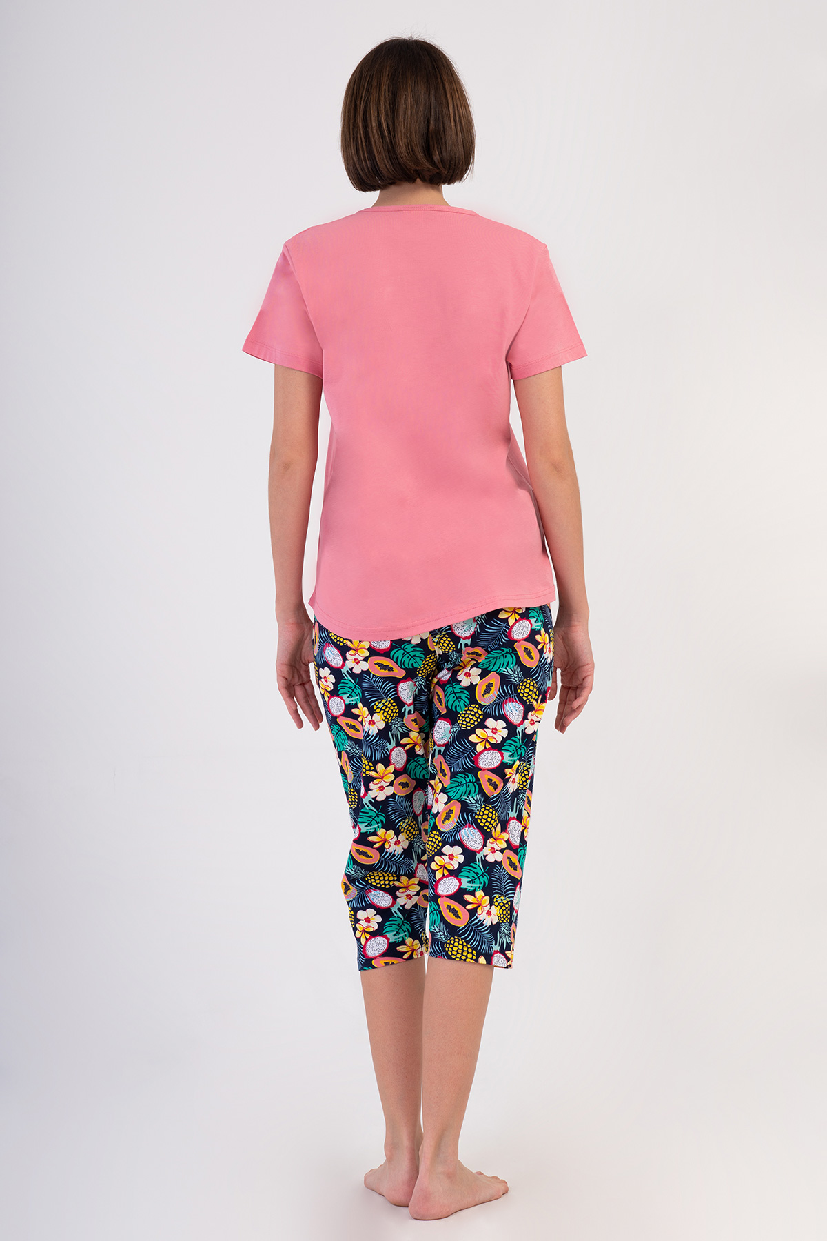 Woman Supreme Big Size Sola Capri Set Woman Supreme Big Size Sola Capri Set