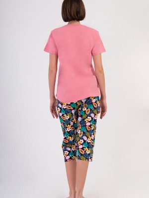 Woman Supreme Big Size Sola Capri Set Woman Supreme Big Size Sola Capri Set