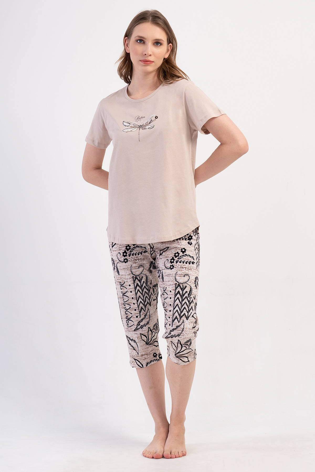 Woman Supreme Big Size Enpa Capri Set Woman Supreme Big Size Enpa Capri Set