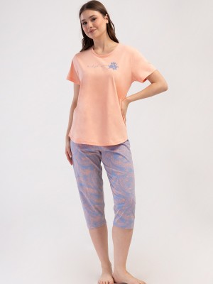 Woman Supreme Big Size Tefis Capri Set Woman Supreme Big Size Tefis Capri Set