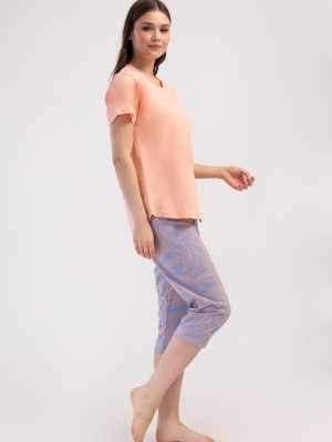 Woman Supreme Big Size Tefis Capri Set Woman Supreme Big Size Tefis Capri Set