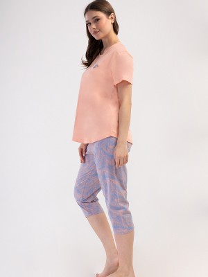 Woman Supreme Big Size Tefis Capri Set Woman Supreme Big Size Tefis Capri Set