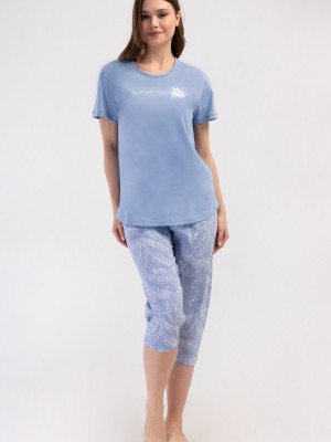 Woman Supreme Big Size Tefis Capri Set Woman Supreme Big Size Tefis Capri Set