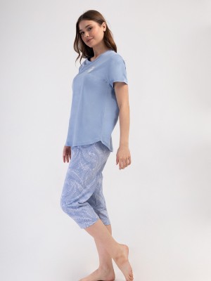 Woman Supreme Big Size Tefis Capri Set Woman Supreme Big Size Tefis Capri Set