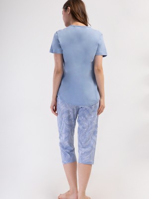 Woman Supreme Big Size Tefis Capri Set Woman Supreme Big Size Tefis Capri Set