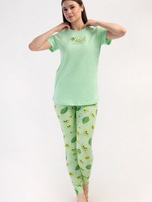 Woman Lycra Supreme Fruit Pyjama Set Woman Lycra Supreme Fruit Pyjama Set