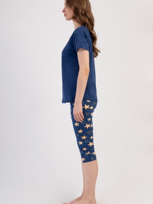 Woman Lycra Supreme Sarra Capri Set Woman Lycra Supreme Sarra Capri Set