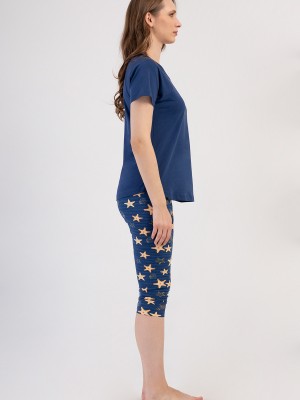 Woman Lycra Supreme Sarra Capri Set Woman Lycra Supreme Sarra Capri Set