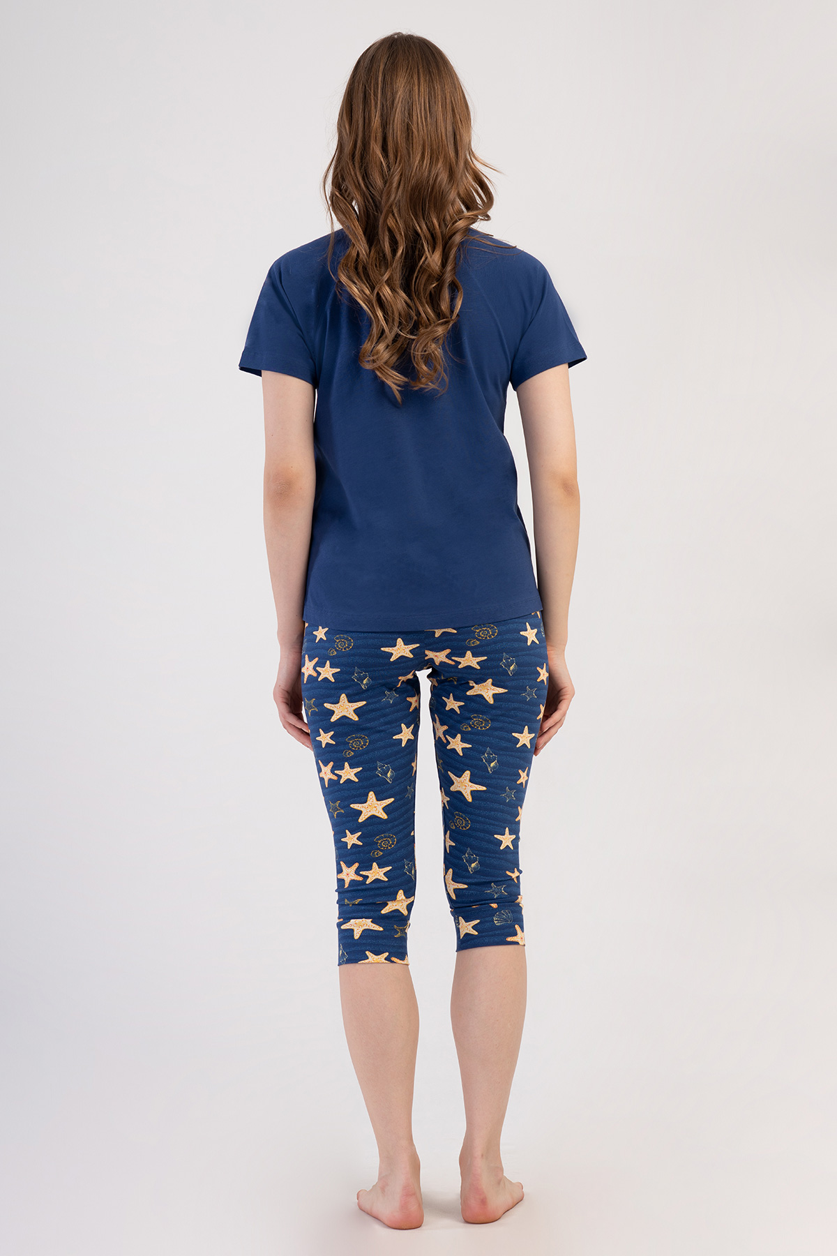 Woman Lycra Supreme Sarra Capri Set Woman Lycra Supreme Sarra Capri Set
