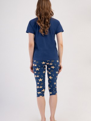 Woman Lycra Supreme Sarra Capri Set Woman Lycra Supreme Sarra Capri Set