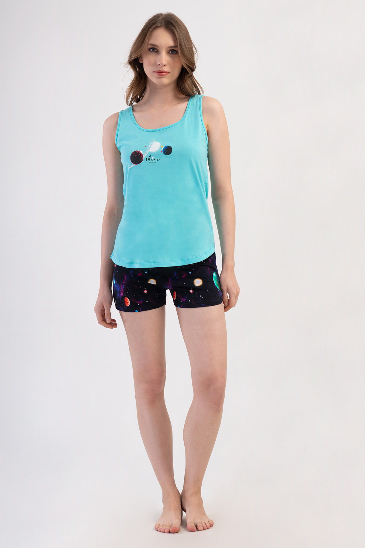 Woman Lycra Supreme Galaxy Short Set Woman Lycra Supreme Galaxy Short Set