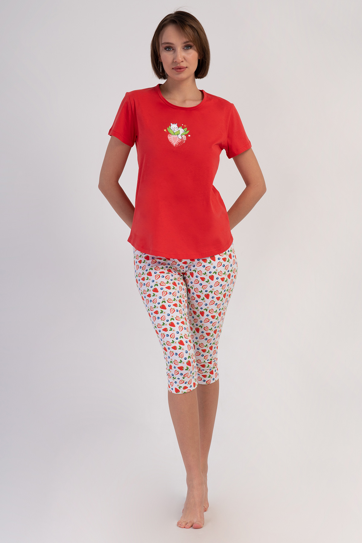 Woman Lycra Supreme Festa Capri Set Woman Lycra Supreme Festa Capri Set