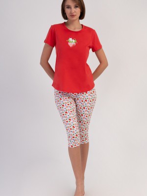 Woman Lycra Supreme Festa Capri Set Woman Lycra Supreme Festa Capri Set