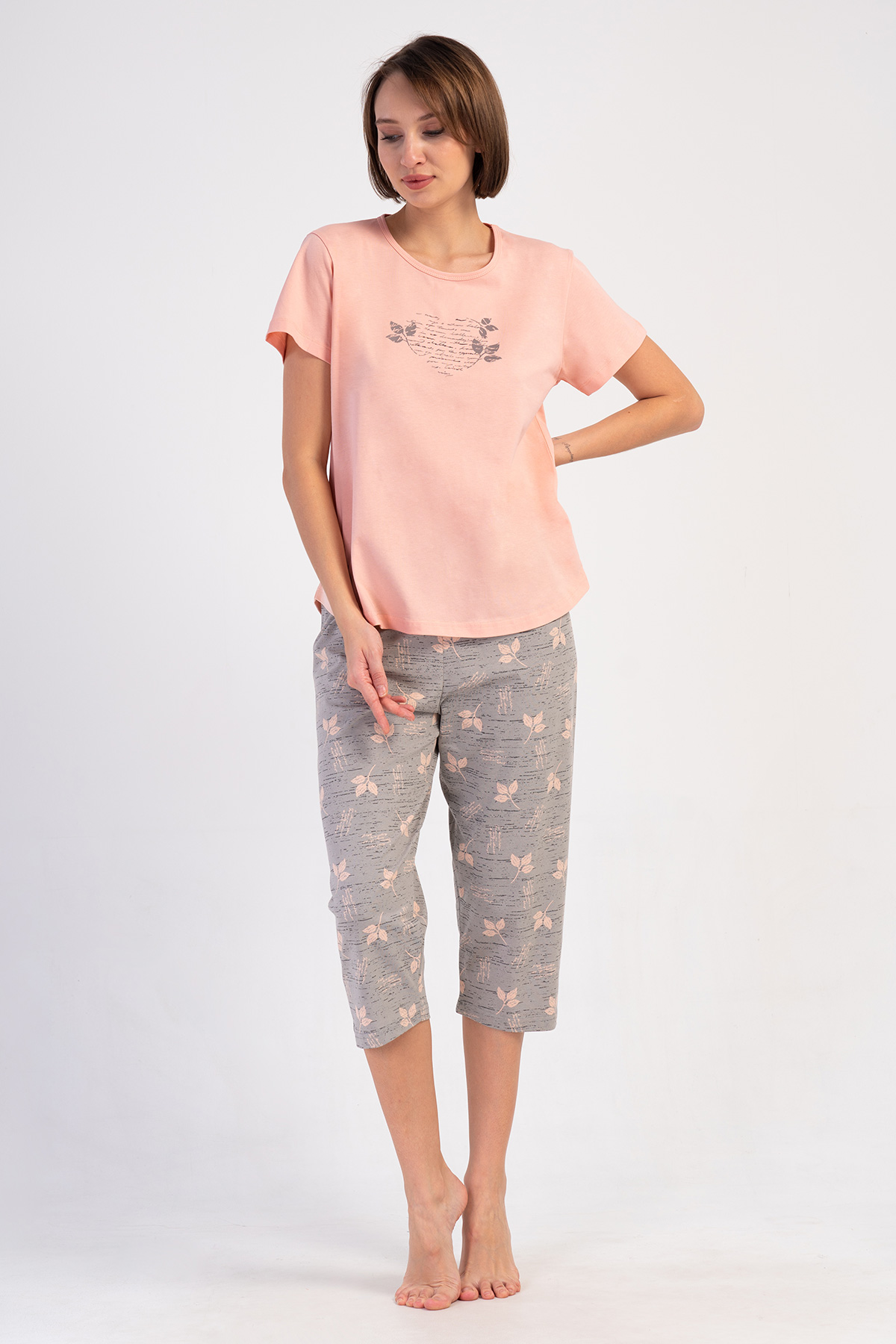 Woman Supreme Big Size Sano Capri Set Woman Supreme Big Size Sano Capri Set