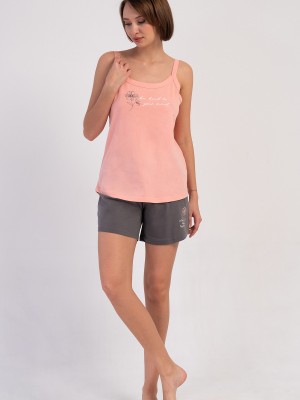 Woman Supreme Big Size Oly Thin Strap Short Set Woman Supreme Big Size Oly Thin Strap Short Set
