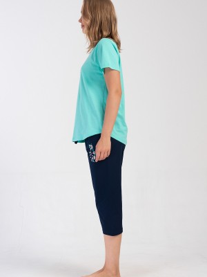 Woman Supreme Big Size Sebon Capri Set Woman Supreme Big Size Sebon Capri Set