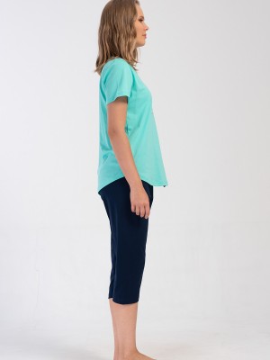 Woman Supreme Big Size Sebon Capri Set Woman Supreme Big Size Sebon Capri Set