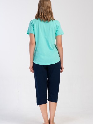 Woman Supreme Big Size Sebon Capri Set Woman Supreme Big Size Sebon Capri Set