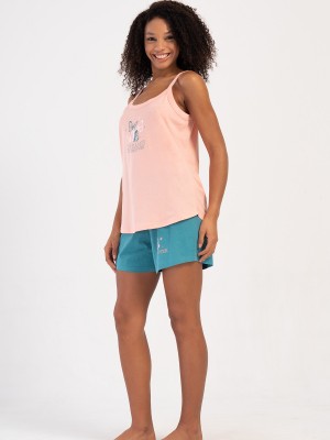 Woman Supreme Big Size Tevia Thin Strap Short Set Woman Supreme Big Size Tevia Thin Strap Short Set