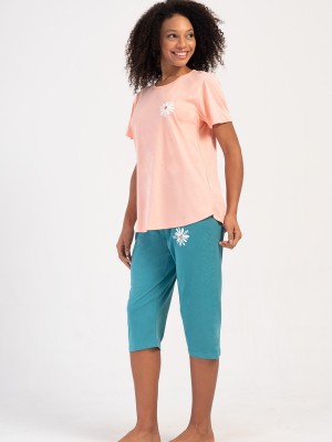 Woman Supreme Big Size Tevia Capri Set Woman Supreme Big Size Tevia Capri Set