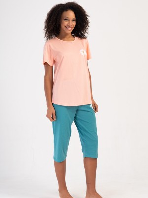 Woman Supreme Big Size Tevia Capri Set Woman Supreme Big Size Tevia Capri Set