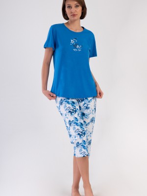 Woman Supreme Big Size Marin Capri Set Woman Supreme Big Size Marin Capri Set