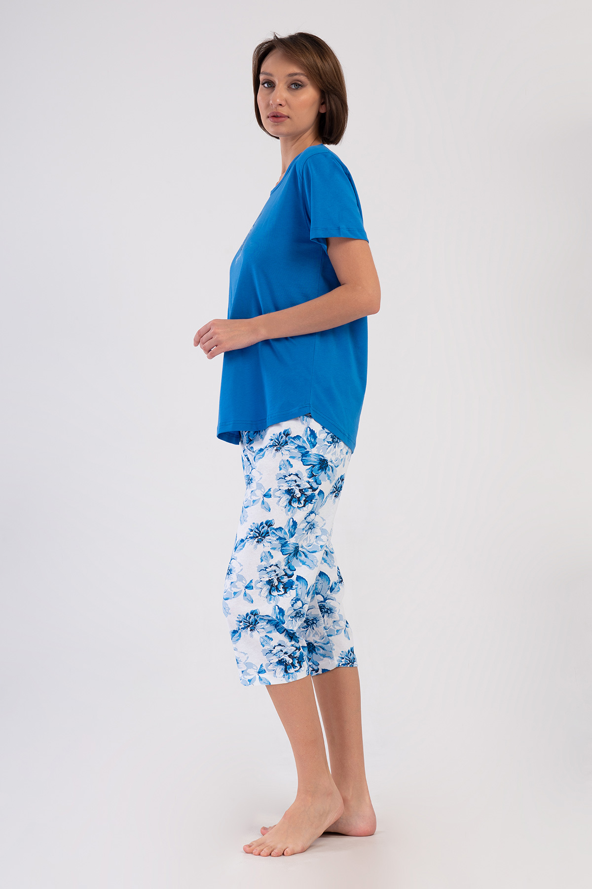Woman Supreme Big Size Marin Capri Set Woman Supreme Big Size Marin Capri Set