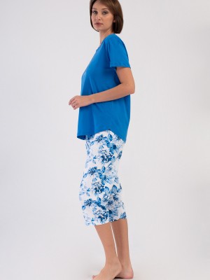 Woman Supreme Big Size Marin Capri Set Woman Supreme Big Size Marin Capri Set