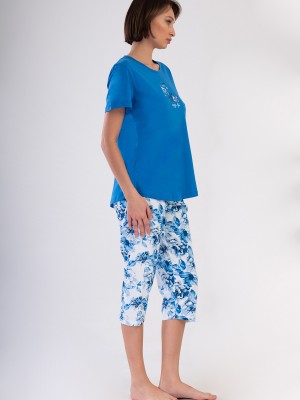 Woman Supreme Big Size Marin Capri Set Woman Supreme Big Size Marin Capri Set