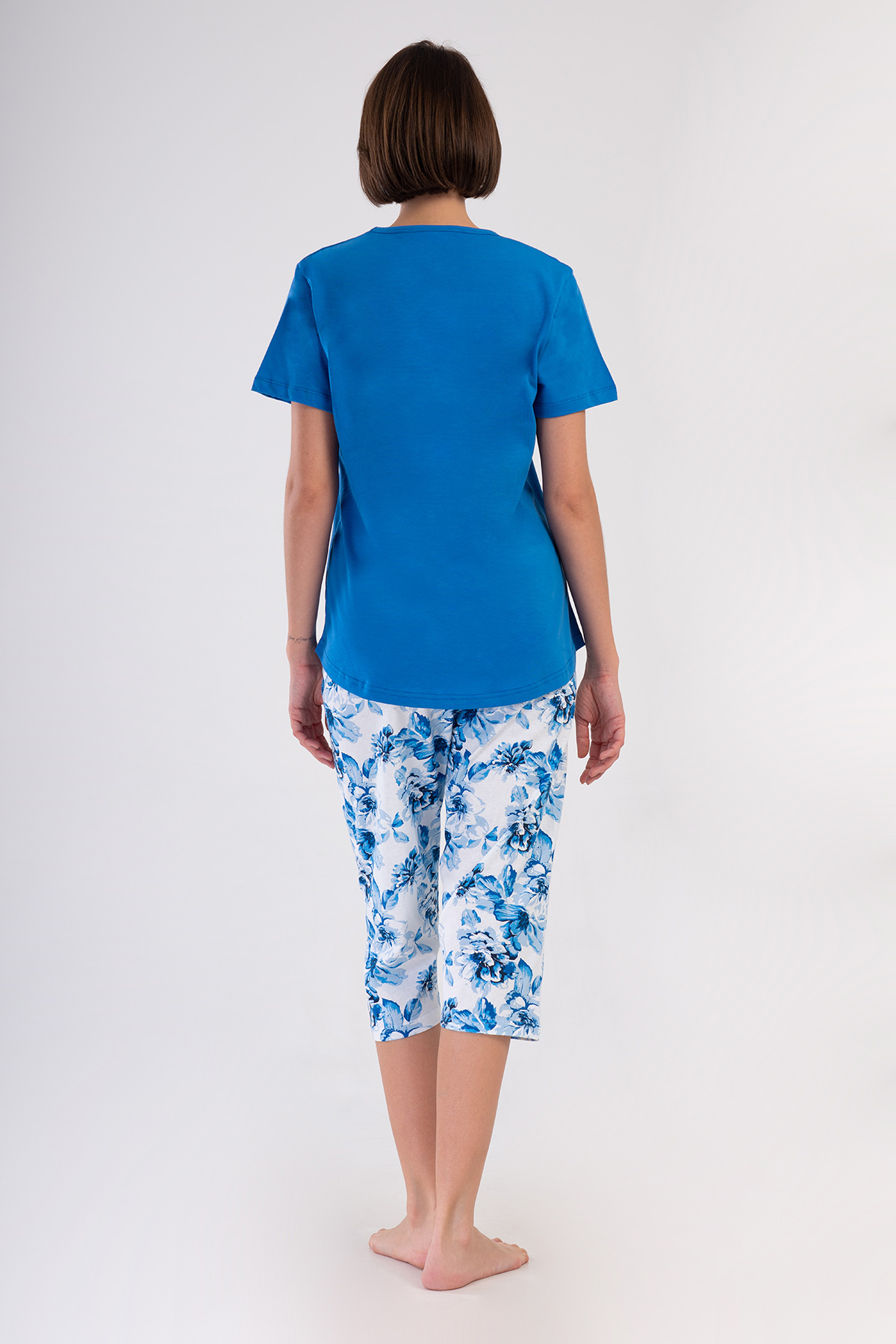 Woman Supreme Big Size Marin Capri Set Woman Supreme Big Size Marin Capri Set