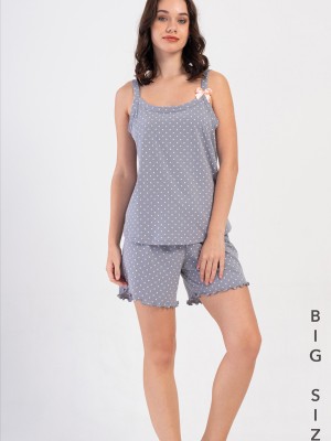 Woman Supreme Big Size Becosa Thin Strap Short Set Woman Supreme Big Size Becosa Thin Strap Short Set