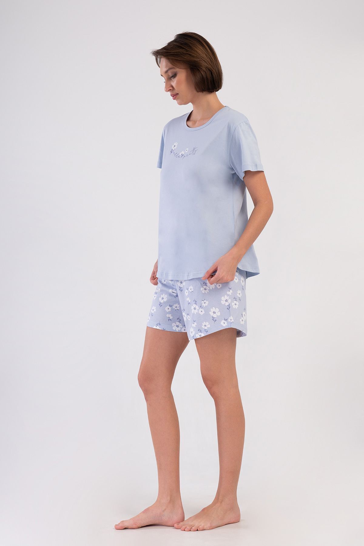 Woman Supreme Big Size Vola Short Set Woman Supreme Big Size Vola Short Set