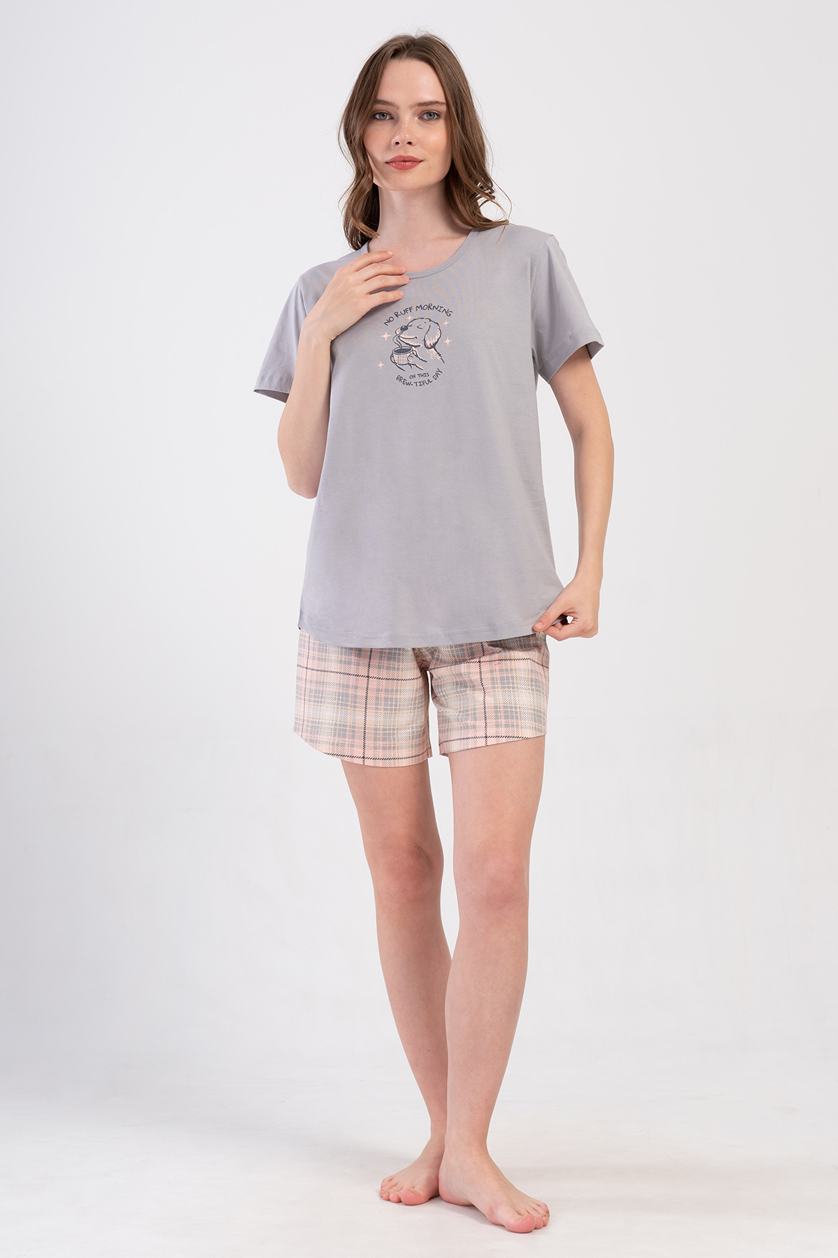 Woman Supreme Big Size Forye Short Set Woman Supreme Big Size Forye Short Set
