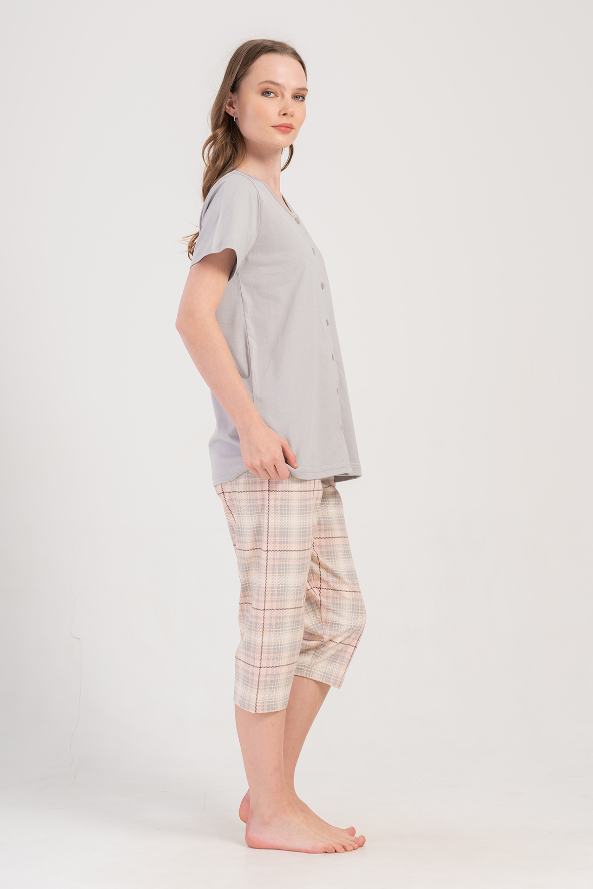 Woman Supreme Big Size Forye Capri Set Woman Supreme Big Size Forye Capri Set