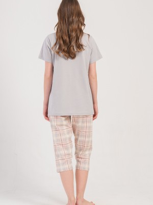 Woman Supreme Big Size Forye Capri Set Woman Supreme Big Size Forye Capri Set