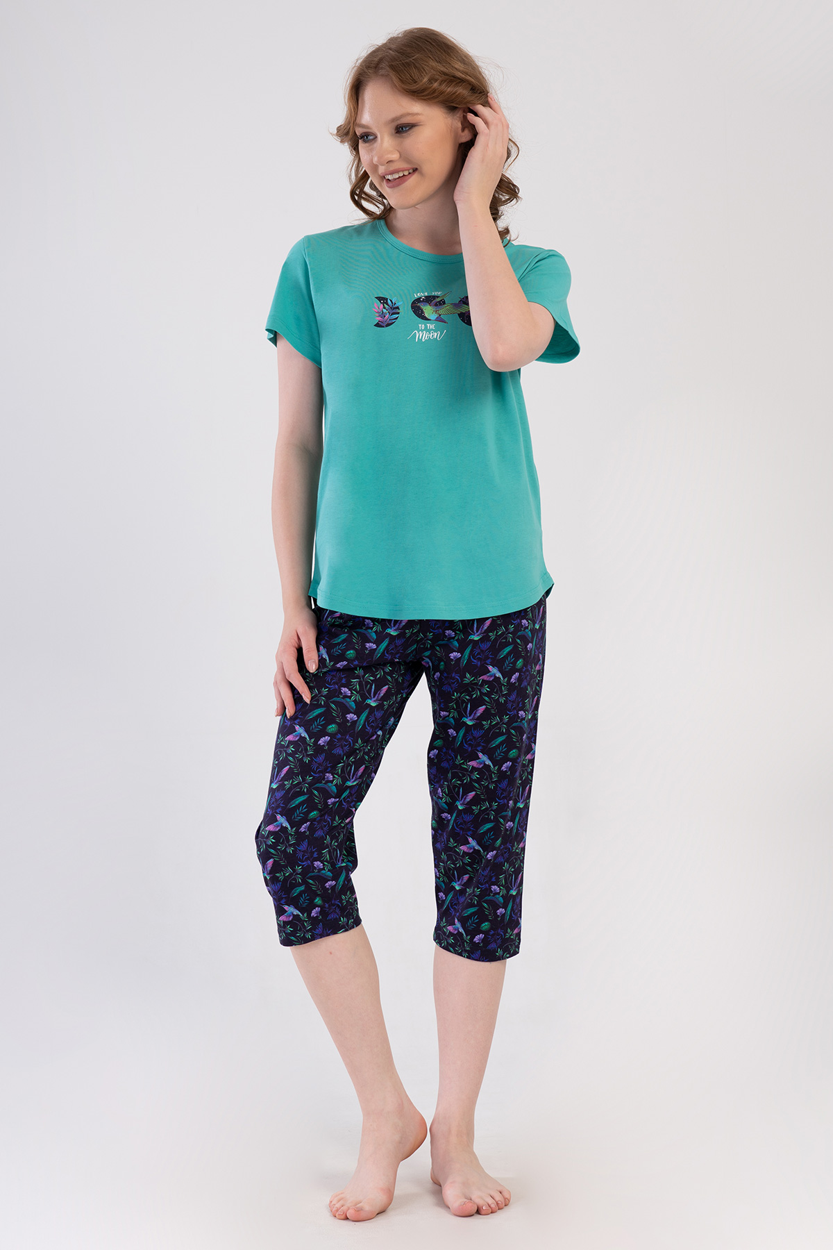 Woman Supreme Bekira Capri Set Woman Supreme Bekira Capri Set