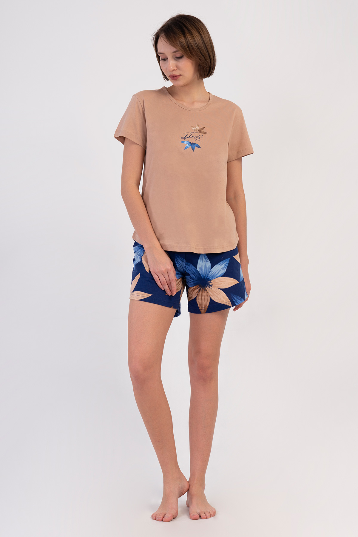 Woman Supreme Conifa Short Sleeve Short Set Woman Supreme Conifa Short Sleeve Short Set