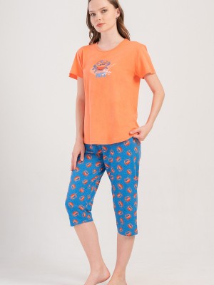 Man Supreme Muto O Neck Capri Set