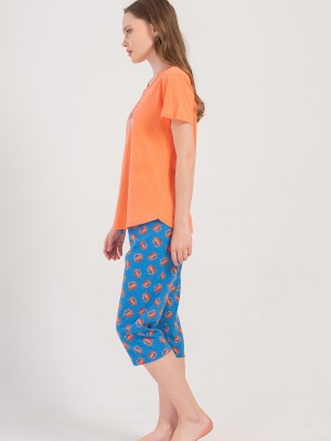 Man Supreme Muto O Neck Capri Set