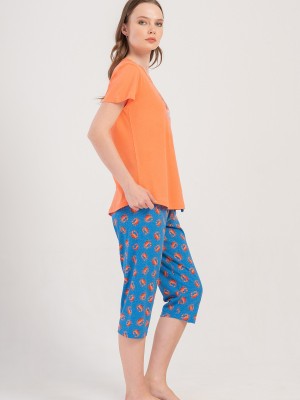 Man Supreme Muto O Neck Capri Set
