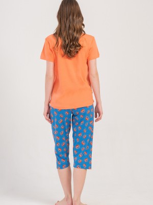 Man Supreme Muto O Neck Capri Set