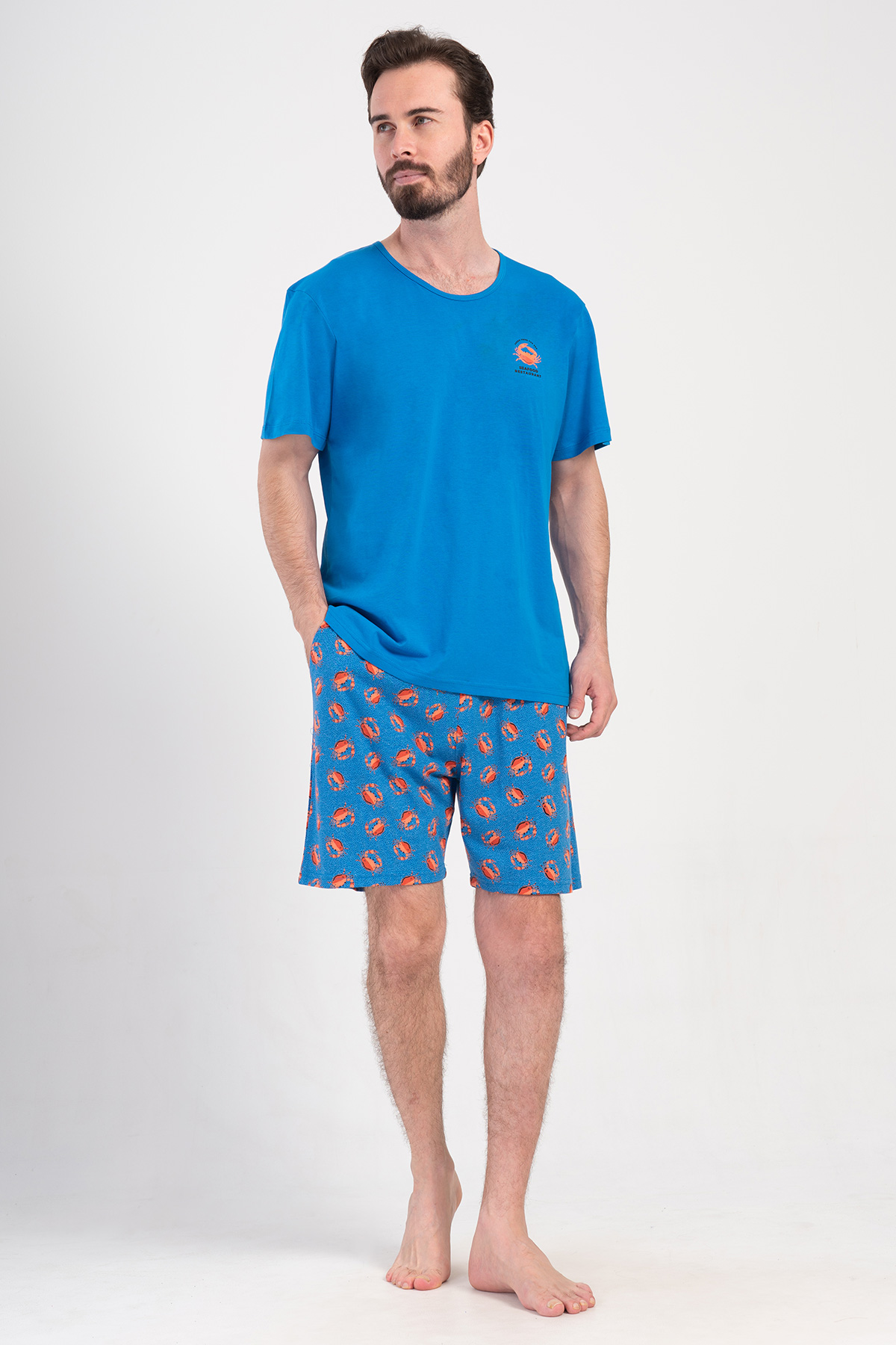 Man Supreme Muto O Neck Short Set Man Supreme Muto O Neck Short Set