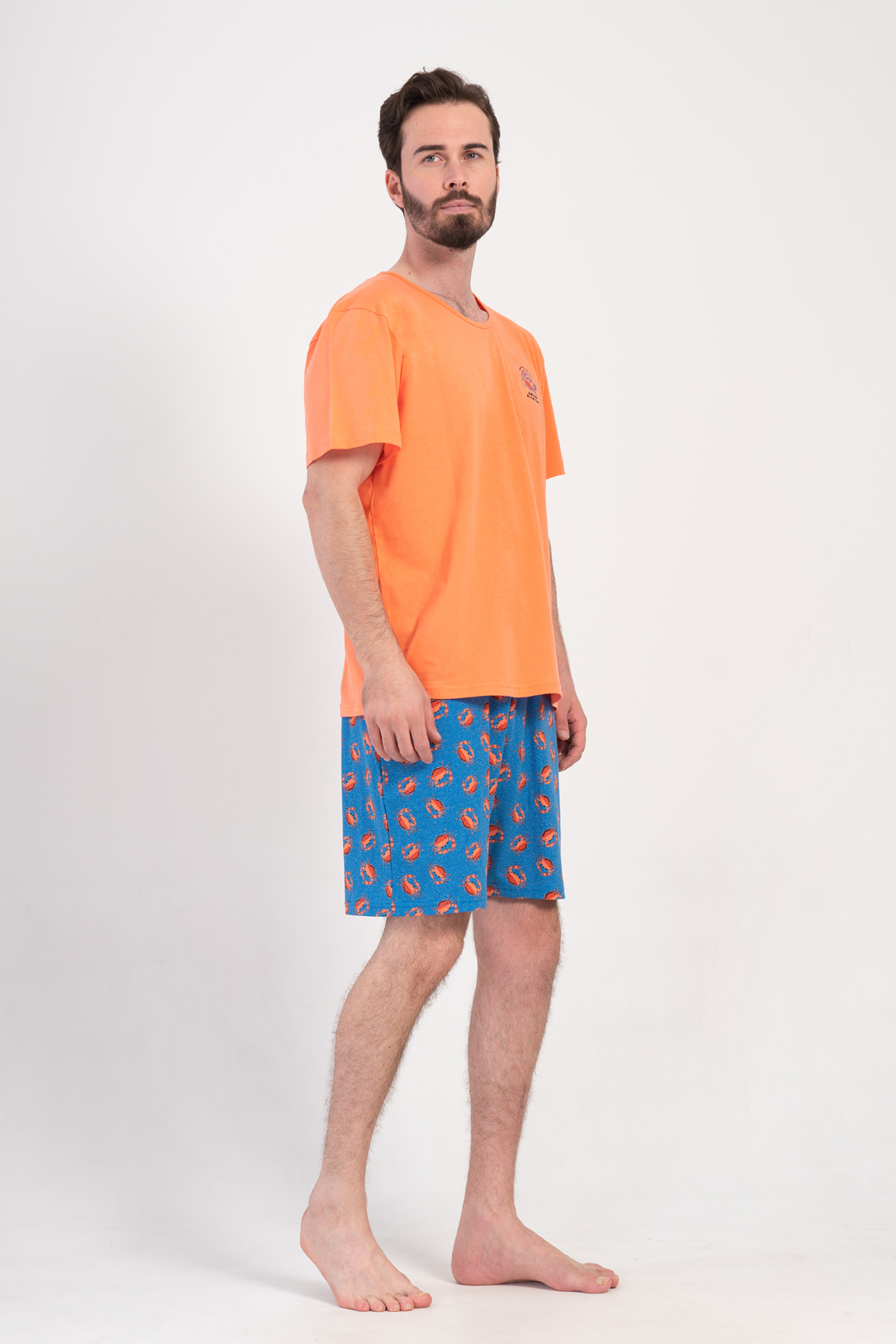 Man Supreme Muto O Neck Short Set Man Supreme Muto O Neck Short Set