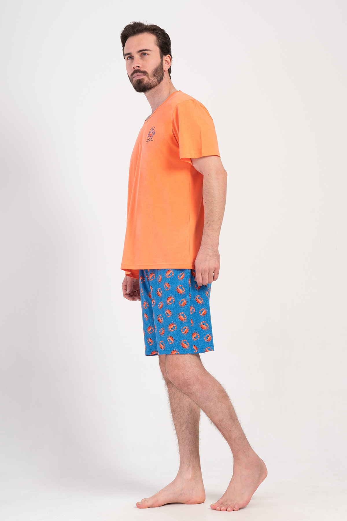 Man Supreme Muto O Neck Short Set Man Supreme Muto O Neck Short Set