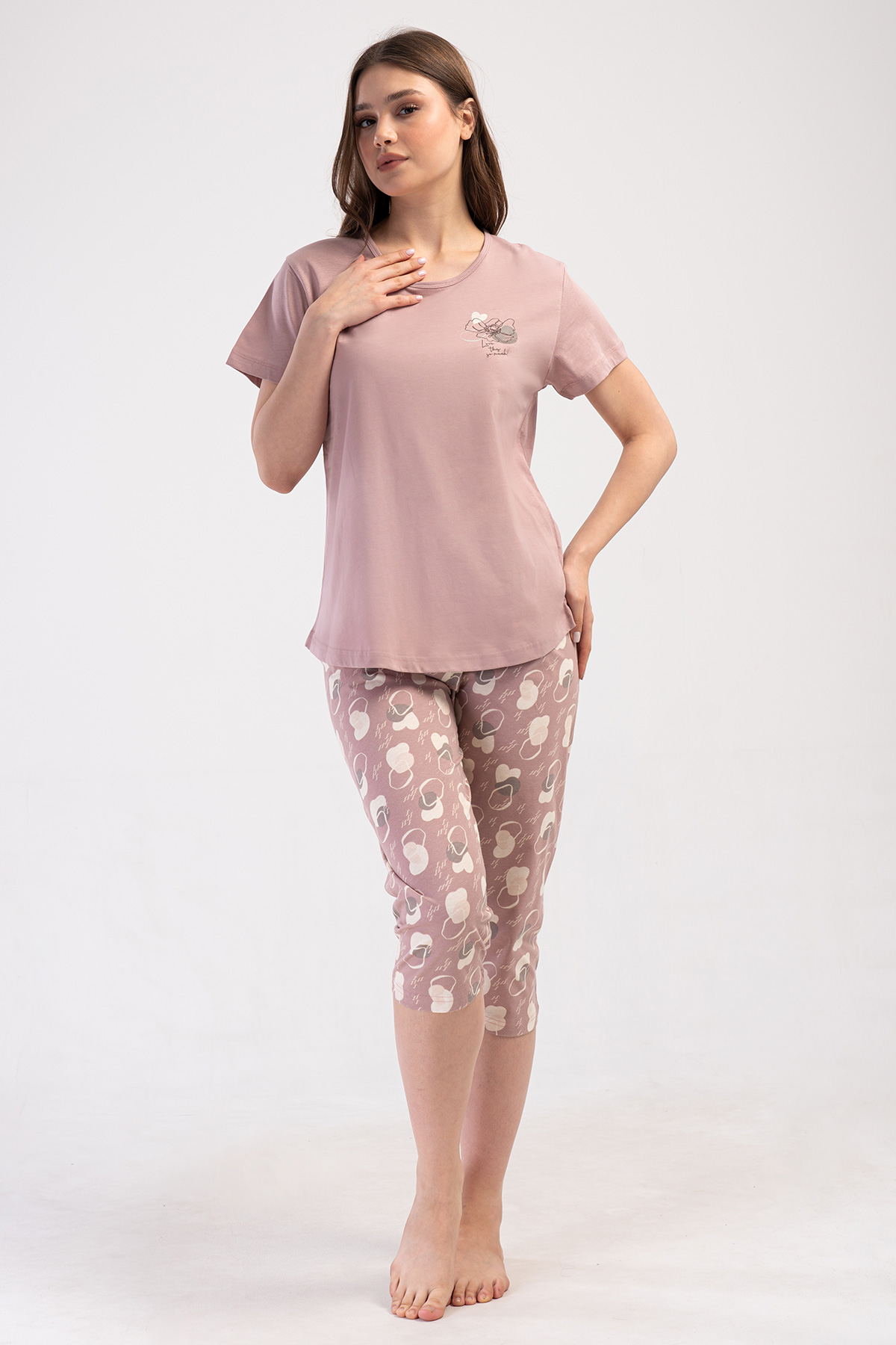 Woman Supreme Big Size Mira Capri Set Woman Supreme Big Size Mira Capri Set