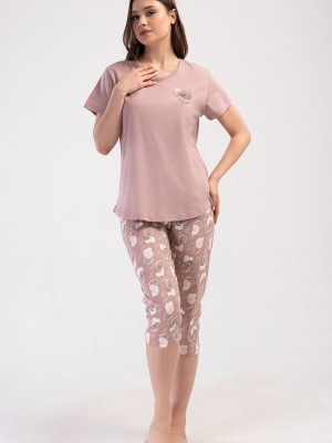 Woman Supreme Big Size Mira Capri Set Woman Supreme Big Size Mira Capri Set